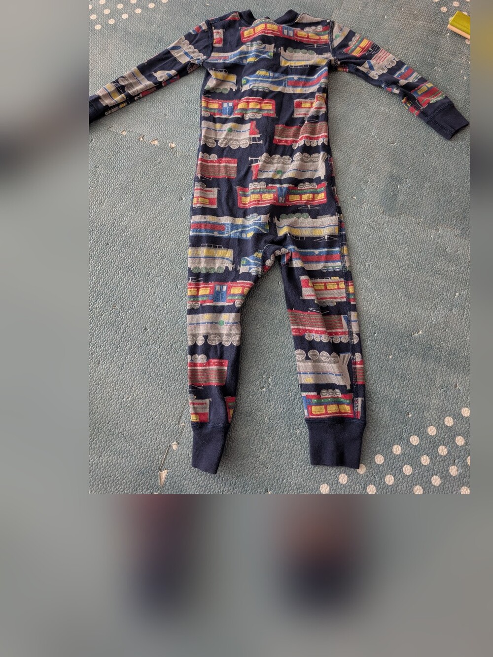 (4) Hanna Andersson 3T Long Pajamas Zip Up - Picture 3 of 10